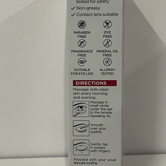 L'Oreal Revitalift Derm Intensives Brightening Eye Serum Hyaluronic & Caffeine - Picture 9 of 9